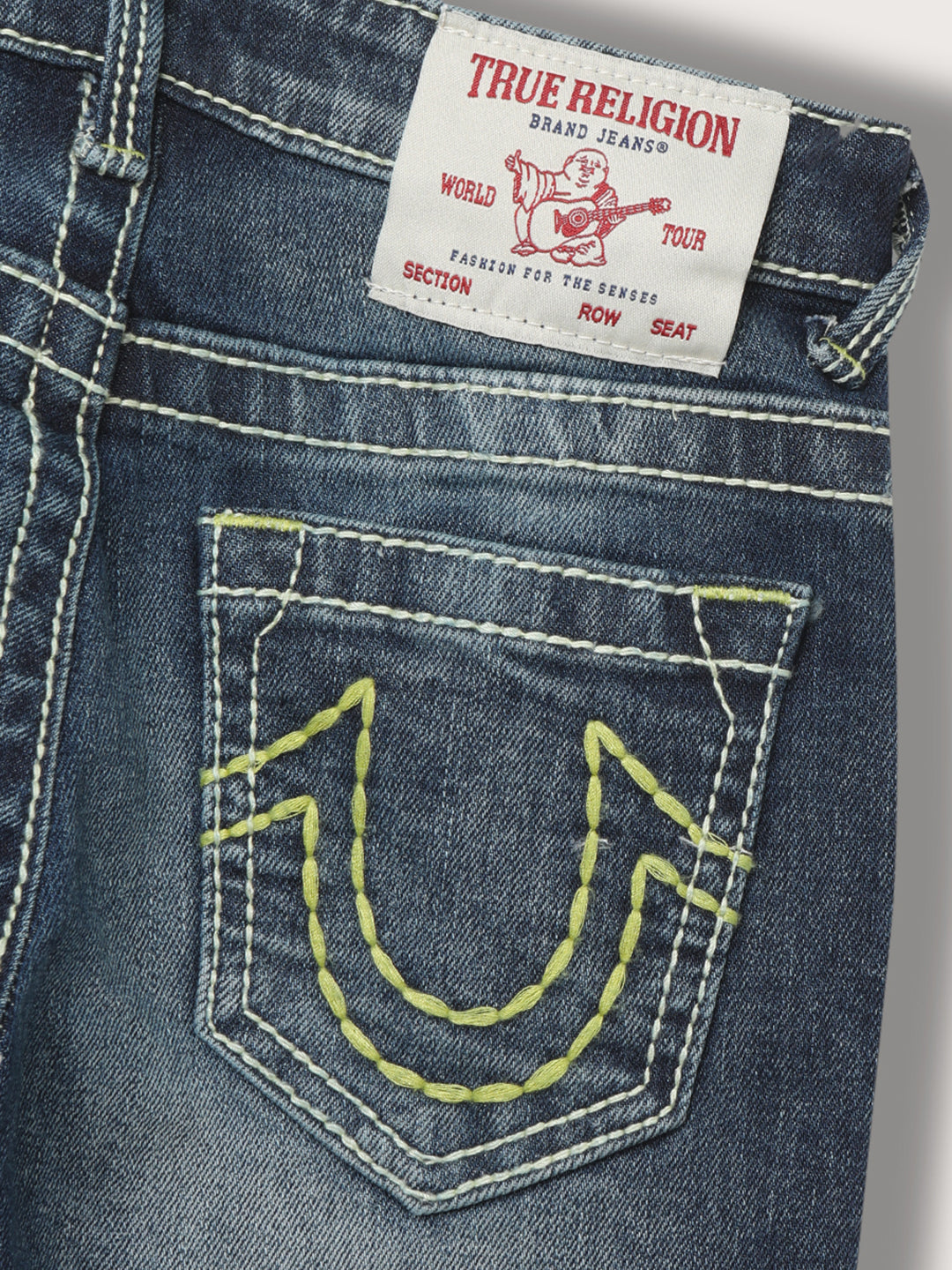 Boys washed effect jeans solid straight fit blue mid rise