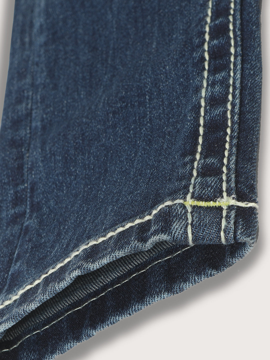 Boys washed effect jeans solid straight fit blue mid rise