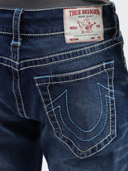 True Religion Men Big T Ricky Straight Fit Medium Wash Jeans