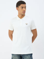True Religion Men White Polo Tshirt