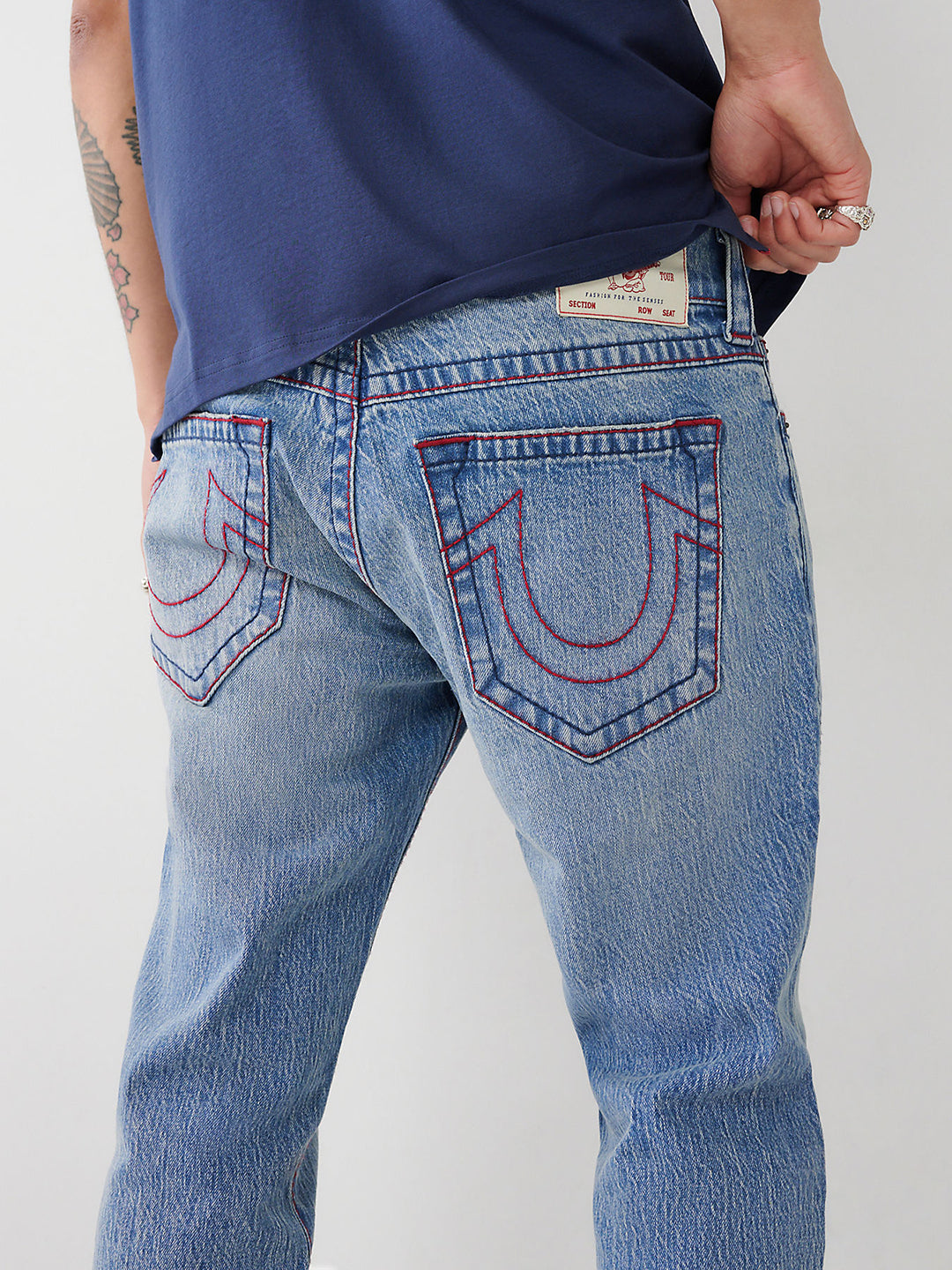 Men big t rocco skinny fit medium wash jeans