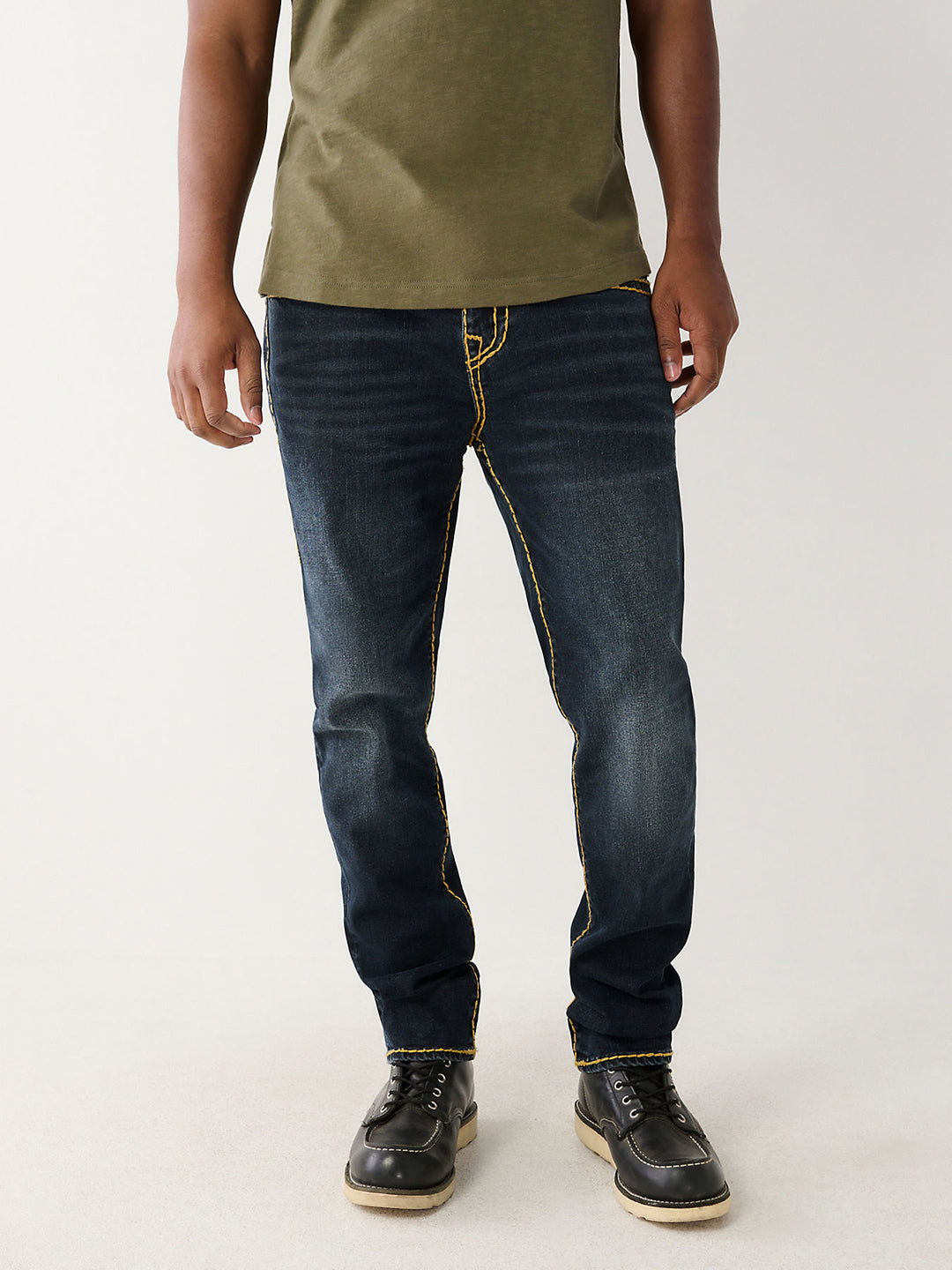 Men super t rocco skinny fit dark wash jeans
