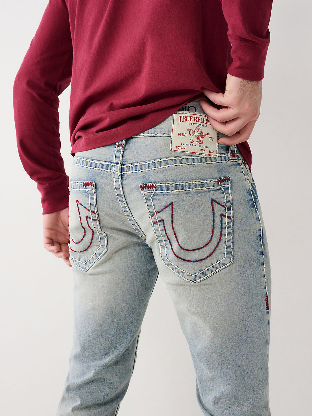 Men blue skinny fit jeans