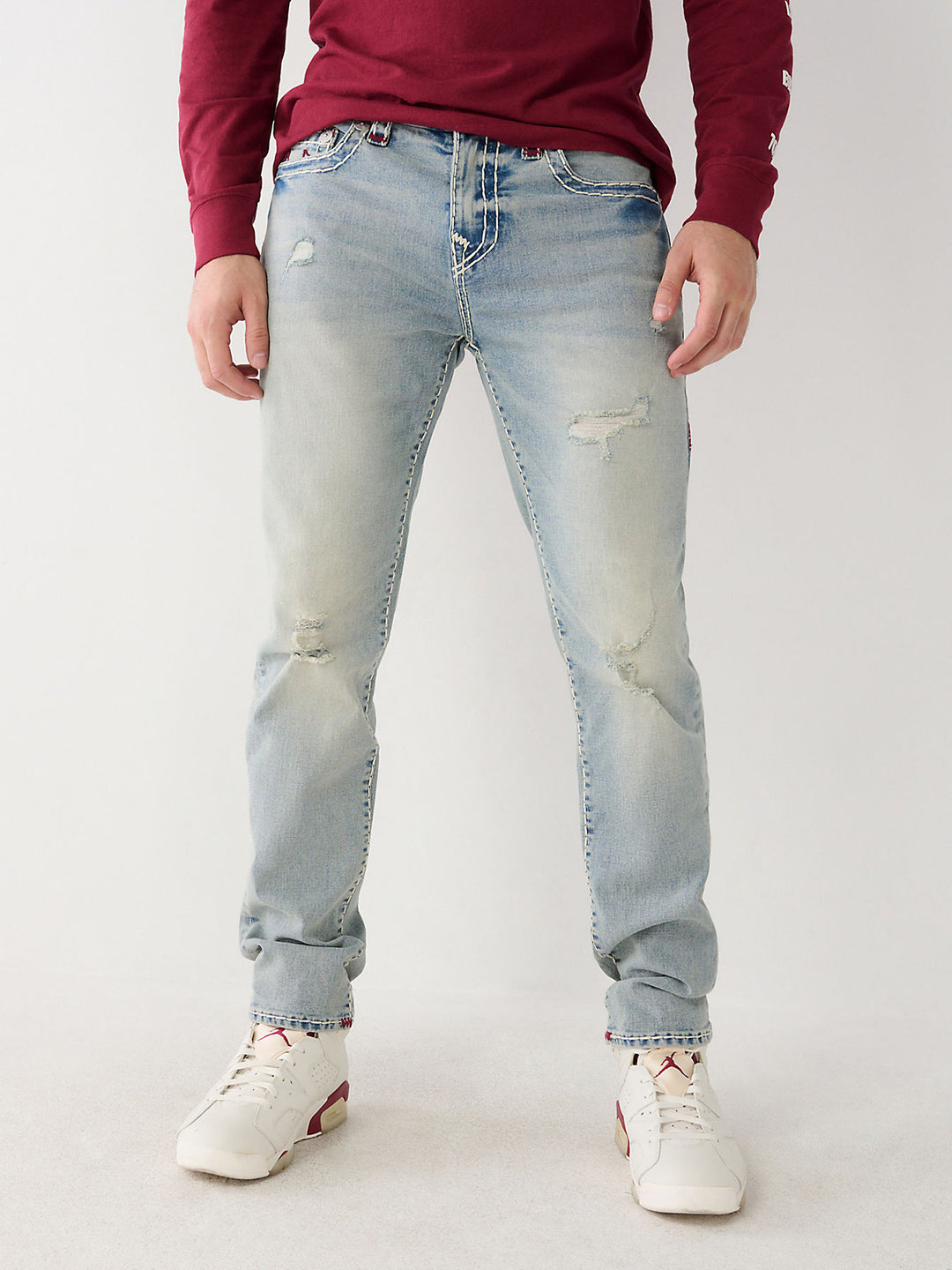 Men blue skinny fit jeans