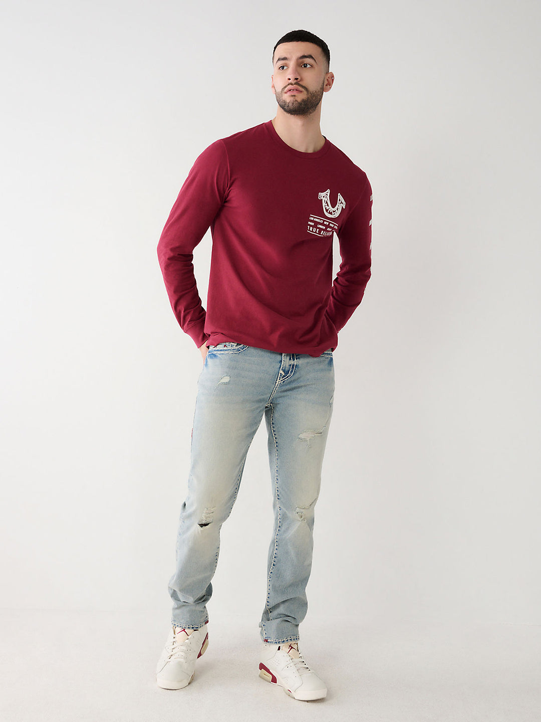 Men blue skinny fit jeans