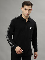 True Religion Black Fashion Regular Fit Polo T-Shirt