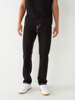 True Religion Men Solid Straight Fit Jeans