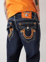 True Religion Men Super T Billy Regular Fit Dark Wash Jeans