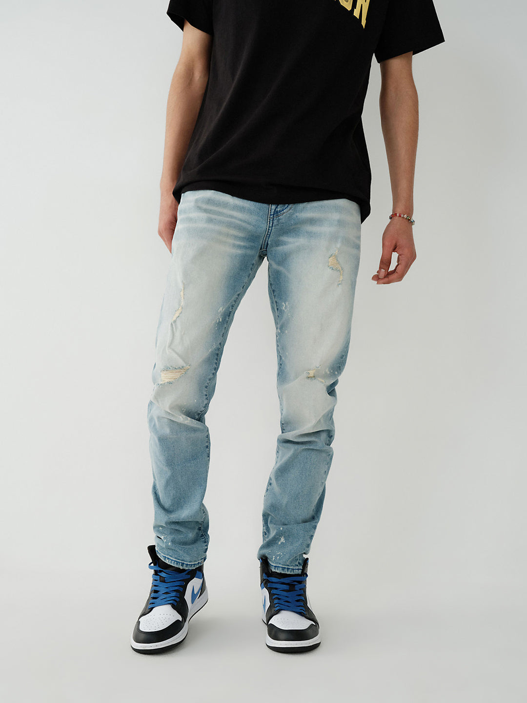 Men sn rocco skinny fit light wash jeans