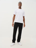 TRUE RELIGION Men Black Ricky Big T Straight Fit Jeans