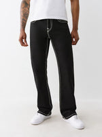 True Religion Men Supert Black Bootcut Fit Jeans