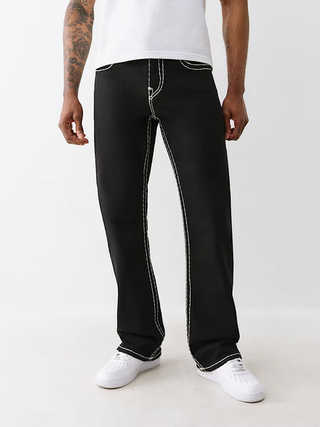 True Religion Men Supert Black Bootcut Fit Jeans