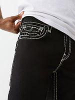 True Religion Men Supert Black Bootcut Fit Jeans