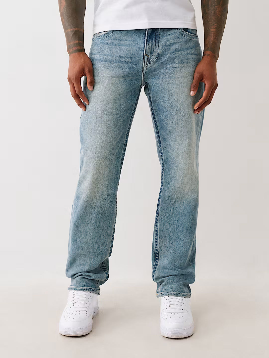 Men light blue geno sn slim fit jeans