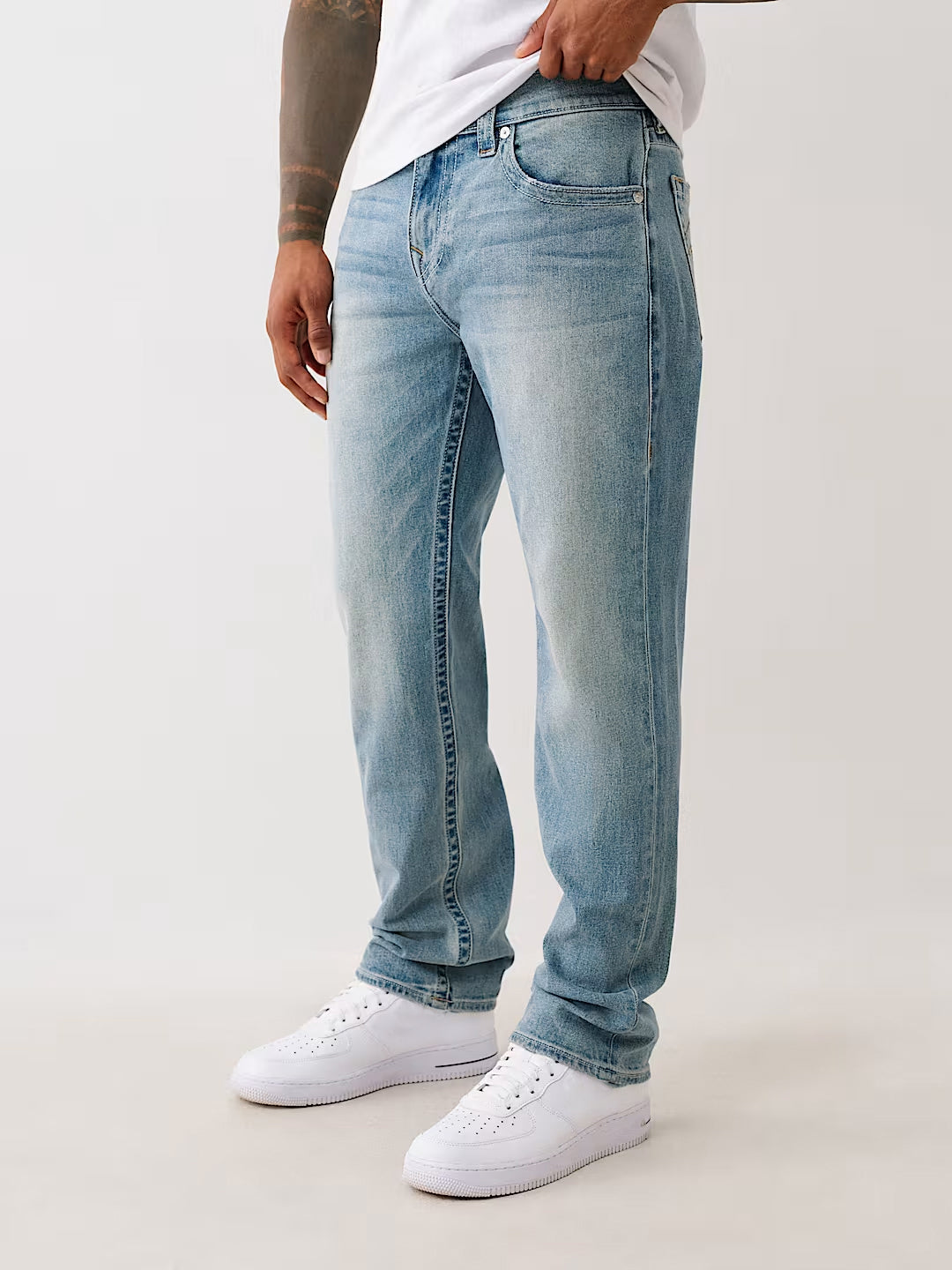 Men light blue geno sn slim fit jeans